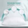 imageUtopia Bedding Pillows Standard Size Set of 2 White 950 Grams Filled Hotel Pillows Cooling Pillow for Side Back or Stomach SleepersStandard Pack of 2