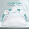 imageUtopia Bedding Pillows Standard Size Set of 2 White 950 Grams Filled Hotel Pillows Cooling Pillow for Side Back or Stomach SleepersStandard Pack of 6