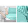 imageUtopia Bedding Queen Sheet Set Soft Microfiber 4 Piece Hotel Luxury Bed Sheets for Women Men Kids ampamp Teens with Side Storage Deep Pocket Fitted Sheet  Embroidered Pillow Cases  Flat Sheet WhiteSpa Blue