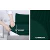 imageUtopia Bedding Queen Sheet Set Soft Microfiber 4 Piece Hotel Luxury Bed Sheets for Women Men Kids ampamp Teens with Side Storage Deep Pocket Fitted Sheet  Embroidered Pillow Cases  Flat Sheet WhiteEmerald