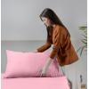 imageUtopia Bedding Queen Sheet Set Soft Microfiber 4 Piece Hotel Luxury Bed Sheets for Women Men Kids ampamp Teens with Side Storage Deep Pocket Fitted Sheet  Embroidered Pillow Cases  Flat Sheet WhitePink