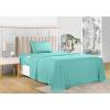 imageUtopia Bedding Queen Sheet Set Soft Microfiber 4 Piece Hotel Luxury Bed Sheets for Women Men Kids ampamp Teens with Side Storage Deep Pocket Fitted Sheet  Embroidered Pillow Cases  Flat Sheet WhiteSpa Blue