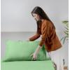 imageUtopia Bedding Queen Sheet Set Soft Microfiber 4 Piece Hotel Luxury Bed Sheets for Women Men Kids ampamp Teens with Side Storage Deep Pocket Fitted Sheet  Embroidered Pillow Cases  Flat Sheet WhiteSage