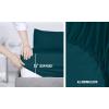 imageUtopia Bedding Queen Sheet Set Soft Microfiber 4 Piece Hotel Luxury Bed Sheets for Women Men Kids ampamp Teens with Side Storage Deep Pocket Fitted Sheet  Embroidered Pillow Cases  Flat Sheet WhiteTeal