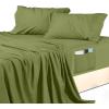 imageUtopia Bedding Queen Sheet Set Soft Microfiber 4 Piece Hotel Luxury Bed Sheets for Women Men Kids ampamp Teens with Side Storage Deep Pocket Fitted Sheet  Embroidered Pillow Cases  Flat Sheet WhiteOlive