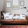 imageUtopia Bedding Throw Pillows Set of 4 White 18 x 18 Inches Pillows for Sofa Bed and Couch Decorative Stuffer Pillow12x20 Inch