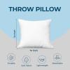 imageUtopia Bedding Throw Pillows Set of 4 White 18 x 18 Inches Pillows for Sofa Bed and Couch Decorative Stuffer Pillow14x14 Inch