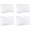imageUtopia Bedding Throw Pillows Set of 4 White 18 x 18 Inches Pillows for Sofa Bed and Couch Decorative Stuffer Pillow14x22 Inch