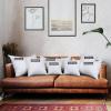 imageUtopia Bedding Throw Pillows Set of 4 White 18 x 18 Inches Pillows for Sofa Bed and Couch Decorative Stuffer Pillow16x16 Inch