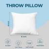 imageUtopia Bedding Throw Pillows Set of 4 White 18 x 18 Inches Pillows for Sofa Bed and Couch Decorative Stuffer Pillow16x16 Inch