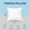 imageUtopia Bedding Throw Pillows Set of 4 White 18 x 18 Inches Pillows for Sofa Bed and Couch Decorative Stuffer Pillow16x16 Inch
