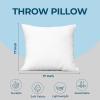 imageUtopia Bedding Throw Pillows Set of 4 White 18 x 18 Inches Pillows for Sofa Bed and Couch Decorative Stuffer Pillow17x17 Inch