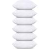imageUtopia Bedding Throw Pillows Set of 4 White 18 x 18 Inches Pillows for Sofa Bed and Couch Decorative Stuffer Pillow18x18 Inch
