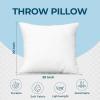 imageUtopia Bedding Throw Pillows Set of 4 White 18 x 18 Inches Pillows for Sofa Bed and Couch Decorative Stuffer Pillow20x20 Inch