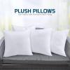 imageUtopia Bedding Throw Pillows Set of 4 White 18 x 18 Inches Pillows for Sofa Bed and Couch Decorative Stuffer Pillow22x22 Inch