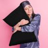 imageUtopia Bedding Waterproof Pillow Protectors Zippered 2 Pack White Standard Size Zippered Pillowcases Bed Bug Proof Pillow Encasement Covers 20 x 26 InchesBlack