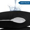 imageUtopia Bedding Waterproof Pillow Protectors Zippered 2 Pack White Standard Size Zippered Pillowcases Bed Bug Proof Pillow Encasement Covers 20 x 26 InchesBlack