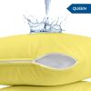 imageUtopia Bedding Waterproof Pillow Protectors Zippered 2 Pack White Standard Size Zippered Pillowcases Bed Bug Proof Pillow Encasement Covers 20 x 26 InchesYellow