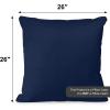 imageUtopia Bedding Waterproof Pillow Protectors Zippered 2 Pack White Standard Size Zippered Pillowcases Bed Bug Proof Pillow Encasement Covers 20 x 26 InchesNavy