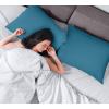 imageUtopia Bedding Waterproof Pillow Protectors Zippered 2 Pack White Standard Size Zippered Pillowcases Bed Bug Proof Pillow Encasement Covers 20 x 26 InchesDenim Blue