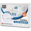 imageUtopia Bedding Waterproof Pillow Protectors Zippered 2 Pack White Standard Size Zippered Pillowcases Bed Bug Proof Pillow Encasement Covers 20 x 26 InchesWhite