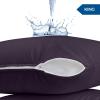 imageUtopia Bedding Waterproof Pillow Protectors Zippered 2 Pack White Standard Size Zippered Pillowcases Bed Bug Proof Pillow Encasement Covers 20 x 26 InchesPurple