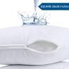 imageUtopia Bedding Waterproof Pillow Protectors Zippered 2 Pack White Standard Size Zippered Pillowcases Bed Bug Proof Pillow Encasement Covers 20 x 26 InchesWhite