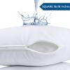 imageUtopia Bedding Waterproof Pillow Protectors Zippered 2 Pack White Standard Size Zippered Pillowcases Bed Bug Proof Pillow Encasement Covers 20 x 26 InchesWhite