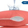 imageUtopia Bedding Waterproof Pillow Protectors Zippered 2 Pack White Standard Size Zippered Pillowcases Bed Bug Proof Pillow Encasement Covers 20 x 26 InchesCoral