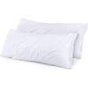 imageUtopia Bedding Waterproof Pillow Protectors Zippered 2 Pack White Standard Size Zippered Pillowcases Bed Bug Proof Pillow Encasement Covers 20 x 26 InchesWhite