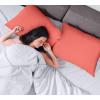 imageUtopia Bedding Waterproof Pillow Protectors Zippered 2 Pack White Standard Size Zippered Pillowcases Bed Bug Proof Pillow Encasement Covers 20 x 26 InchesCoral