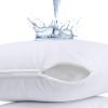 imageUtopia Bedding Waterproof Pillow Protectors Zippered 2 Pack White Standard Size Zippered Pillowcases Bed Bug Proof Pillow Encasement Covers 20 x 26 InchesWhite