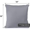 imageUtopia Bedding Waterproof Pillow Protectors Zippered 2 Pack White Standard Size Zippered Pillowcases Bed Bug Proof Pillow Encasement Covers 20 x 26 InchesGray