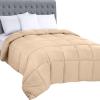 imageUtopia Bedding Comforters Queen Size All Season Duvet Insert Down Alternative Box Stitched Bed Comforter with Corner Tabs Machine Washable WhiteBeige