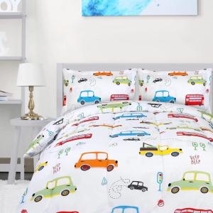 imageUtopia Bedding All Season Unicorn Comforter Set with 2 Pillow Cases 3 Piece Soft Brushed Microfiber Kids Bedding Set for BoysGirls Machine Washable TwinCar