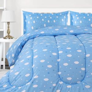 imageUtopia Bedding All Season Unicorn Comforter Set with 2 Pillow Cases 3 Piece Soft Brushed Microfiber Kids Bedding Set for BoysGirls Machine Washable TwinCloud