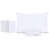 imageUtopia Bedding Cotton Blend Pillowcases Queen Size  12 Pack  T180 Bulk Pillowcase Set Perfect for Home Hospital ampamp Hotel Quality Pillow Covers 20 X 30 Queen White