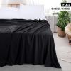 imageUtopia Bedding Flat Sheet  1 Pack Queen White  Soft Brushed Microfiber Fabric  Shrinkage ampamp Fade Resistant Top Sheet  Easy Care Bed SheetBlack