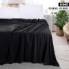 imageUtopia Bedding Flat Sheet  1 Pack Queen White  Soft Brushed Microfiber Fabric  Shrinkage ampamp Fade Resistant Top Sheet  Easy Care Bed SheetBlack