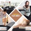 imageUtopia Bedding Flat Sheet  1 Pack Queen White  Soft Brushed Microfiber Fabric  Shrinkage ampamp Fade Resistant Top Sheet  Easy Care Bed SheetBlack