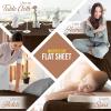 imageUtopia Bedding Flat Sheet  1 Pack Queen White  Soft Brushed Microfiber Fabric  Shrinkage ampamp Fade Resistant Top Sheet  Easy Care Bed SheetBrown