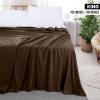 imageUtopia Bedding Flat Sheet  1 Pack Queen White  Soft Brushed Microfiber Fabric  Shrinkage ampamp Fade Resistant Top Sheet  Easy Care Bed SheetBrown