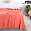 imageUtopia Bedding Flat Sheet  1 Pack Queen White  Soft Brushed Microfiber Fabric  Shrinkage ampamp Fade Resistant Top Sheet  Easy Care Bed SheetCoral