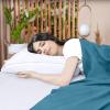 imageUtopia Bedding Flat Sheet  1 Pack Queen White  Soft Brushed Microfiber Fabric  Shrinkage ampamp Fade Resistant Top Sheet  Easy Care Bed SheetDenim Blue