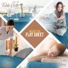 imageUtopia Bedding Flat Sheet  1 Pack Queen White  Soft Brushed Microfiber Fabric  Shrinkage ampamp Fade Resistant Top Sheet  Easy Care Bed SheetDenim Blue