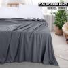 imageUtopia Bedding Flat Sheet  1 Pack Queen White  Soft Brushed Microfiber Fabric  Shrinkage ampamp Fade Resistant Top Sheet  Easy Care Bed SheetGrey