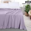 imageUtopia Bedding Flat Sheet  1 Pack Queen White  Soft Brushed Microfiber Fabric  Shrinkage ampamp Fade Resistant Top Sheet  Easy Care Bed SheetLavender