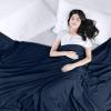 imageUtopia Bedding Flat Sheet  1 Pack Queen White  Soft Brushed Microfiber Fabric  Shrinkage ampamp Fade Resistant Top Sheet  Easy Care Bed SheetNavy