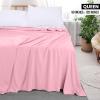 imageUtopia Bedding Flat Sheet  1 Pack Queen White  Soft Brushed Microfiber Fabric  Shrinkage ampamp Fade Resistant Top Sheet  Easy Care Bed SheetPink