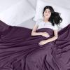 imageUtopia Bedding Flat Sheet  1 Pack Queen White  Soft Brushed Microfiber Fabric  Shrinkage ampamp Fade Resistant Top Sheet  Easy Care Bed SheetPurple
